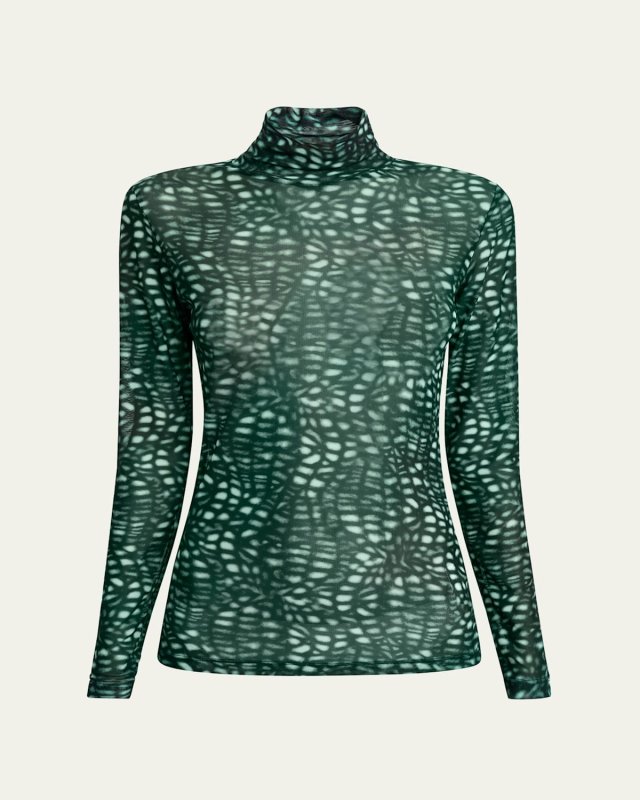Hoyser Printed Turtleneck